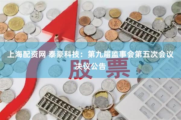 上海配资网 泰豪科技：第九届监事会第五次会议决议公告