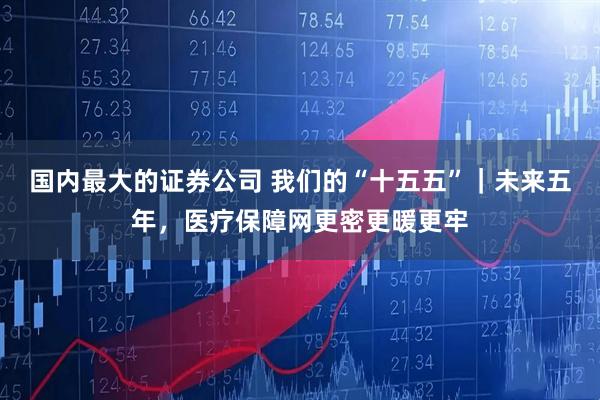 国内最大的证券公司 我们的“十五五”｜未来五年，医疗保障网更密更暖更牢